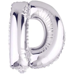 D Harf İthal 16 İnç Gümüş Folyo Balon