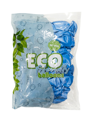 Metalik Açık Mavi 12 inç Balon