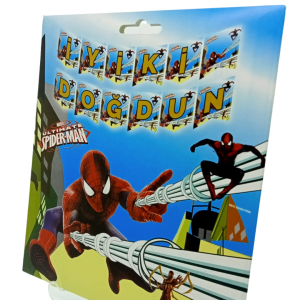 Spiderman İyi Ki Doğdun Banner