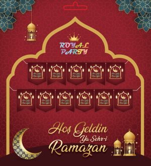 Hoş Geldin Ramazan Kırmızı Banner