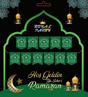 Hoş Geldin Ramazan Yeşil Banner