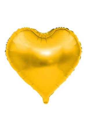 Kalp Folyo Balon 24 İnç Gold Altın