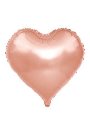 Kalp Folyo Balon 24 İnç Rose Gold