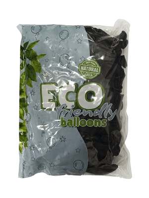 Metalik 12 inç Açık Siyah Balon