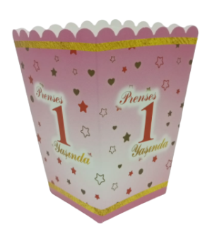 1 Yaşında Pembe Mısır Kutusu
