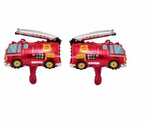 2'li İtfaiye Arabası Folyo Balon