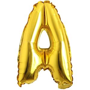 A Harf İthal 16 İnç Gold Altın Folyo Balon