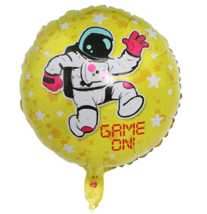 Astronot Yuvarlak Folyo Balon