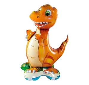 Ayaklı Dinazor Folyo Balon