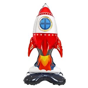 Ayaklı Roket Folyo Balon