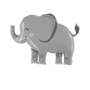 Büyük Fil Gri Folyo Balon