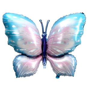 Büyük Mavi Kelebek Folyo Balon