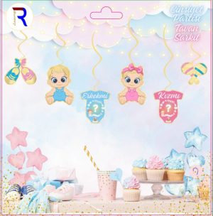 Cinsiyet Partisi Tavan Sarkıt Süs