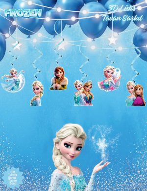 Frozen 3D Lüks Tavan Sarkıt Süs