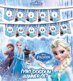 Frozen İyi Ki Doğdun Banner