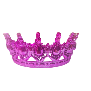 Fuşya Tam Tur Pasta Tacı