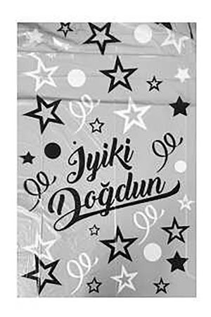 Gümüş Yıldızlı Masa Örtüsü