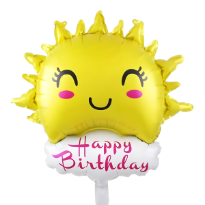 Happy Birthday Güneş Folyo Balon