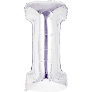 I Harf İthal 16 İnç Gümüş Folyo Balon