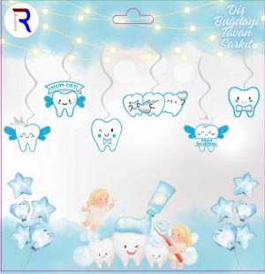 İlk Diş Mavi Tavan Sarkıt Süs