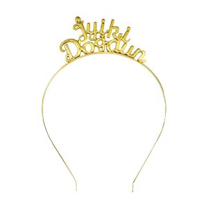 İyi Ki Doğdun Metal Taç Gold Altın