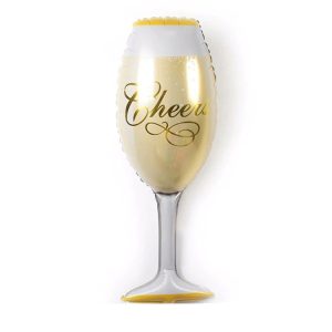 Kadeh Sarı Şişe Folyo Balon