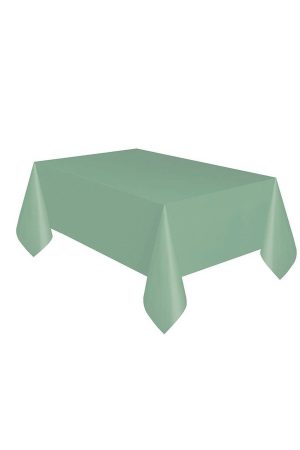 Retro Küf Yeşili Düz Masa Örtüsü 120X180 cm