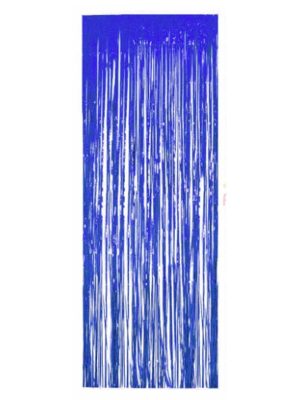 Lacivert Kapı-Duvar Fon Perdesi