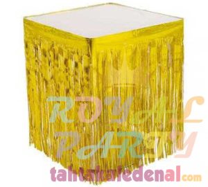 Gold Altın Metalize Masa Kenarı Eteği