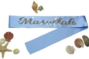 Maşallah Mavi Üstü Gümüş Kuşak