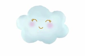 Mavi Bulut Folyo Balon