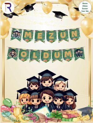 Mezun Oldum Banner Uzar Süs