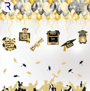 Mezuniyet Tavan Sarkıt Süs