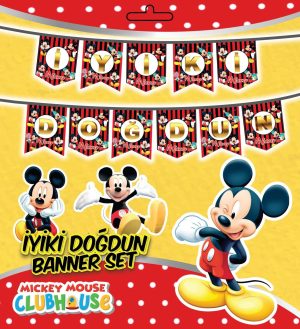 Mickey Mouse İyi Ki Doğdun Banner