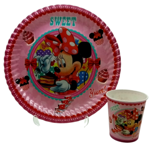Minnie Mouse Tabak Bardak Set