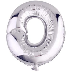 O Harf İthal 16 İnç Gümüş Folyo Balon