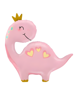Pembe Dinazor Folyo Balon