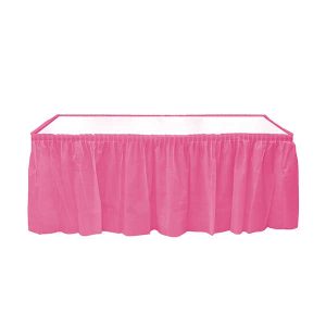 Plastik Pembe Masa Eteği 75 X 426Cm