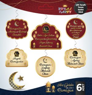 11 Ayın Sultanı Tavan Süs 6 lı