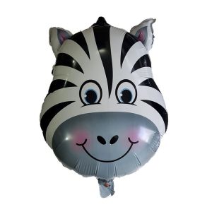 Safari Hayvanları Folyo Balon Zebra