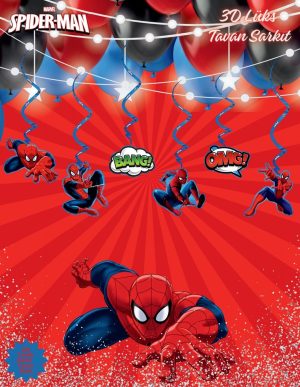 Spiderman 3D Lüks Tavan Sarkıt Süs