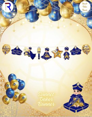 Sünnet Gold Dekor Banner