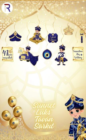 Sünnet Gold 10 lu Lüks Tavan Sarkıt