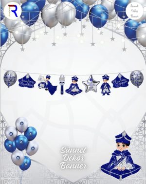 Sünnet Gümüş Dekor Banner