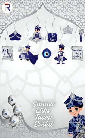 Sünnet Gümüş 10 lu Lüks Tavan Sarkıt