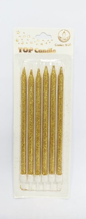 Top Candle Gold Altın Simli Doğum Günü Mumu