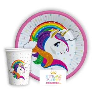 Unicorn Karton Tabak Bardak Set