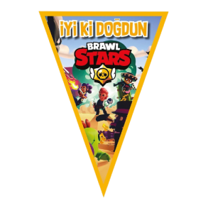 Brawl Stars Üçgen Flama Bayrak