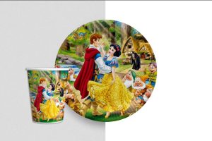 Pamuk Prenses Tabak Bardak Seti
