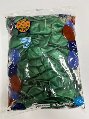 Metalik Koyu Yeşil 12 inç Balon